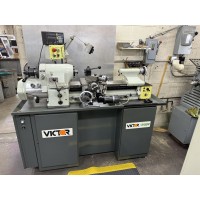 VICTOR 618EM PRECISION TOOLROOM LATHE HARDINGE HLVH COPY WITH 3-JAW CHUCK AND SONY DIGITAL READ OUT PRISTINE CONDITION